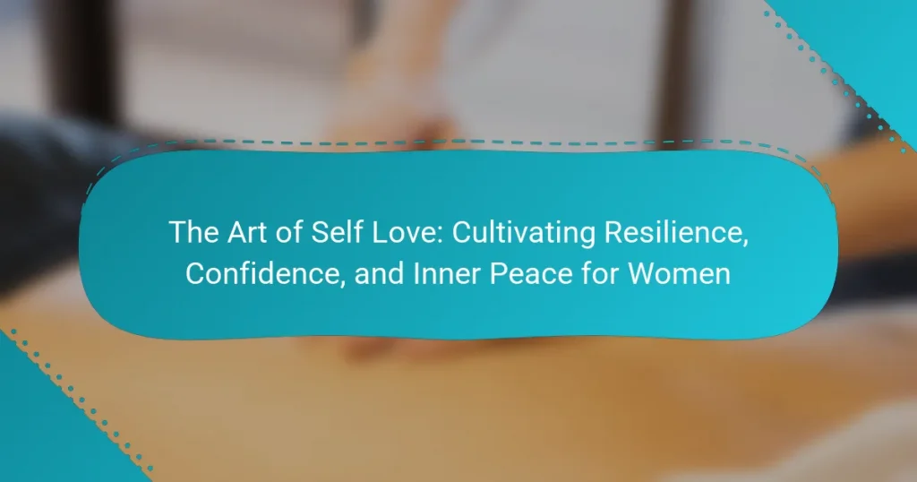The Art of Self Love: Cultivating Resilience, Confidence, and Inner Peace for Women